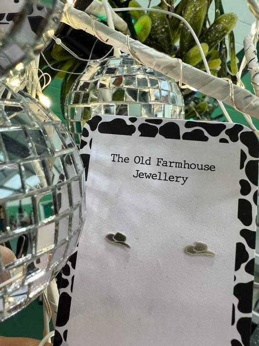 Cow Boy Hat Earrings