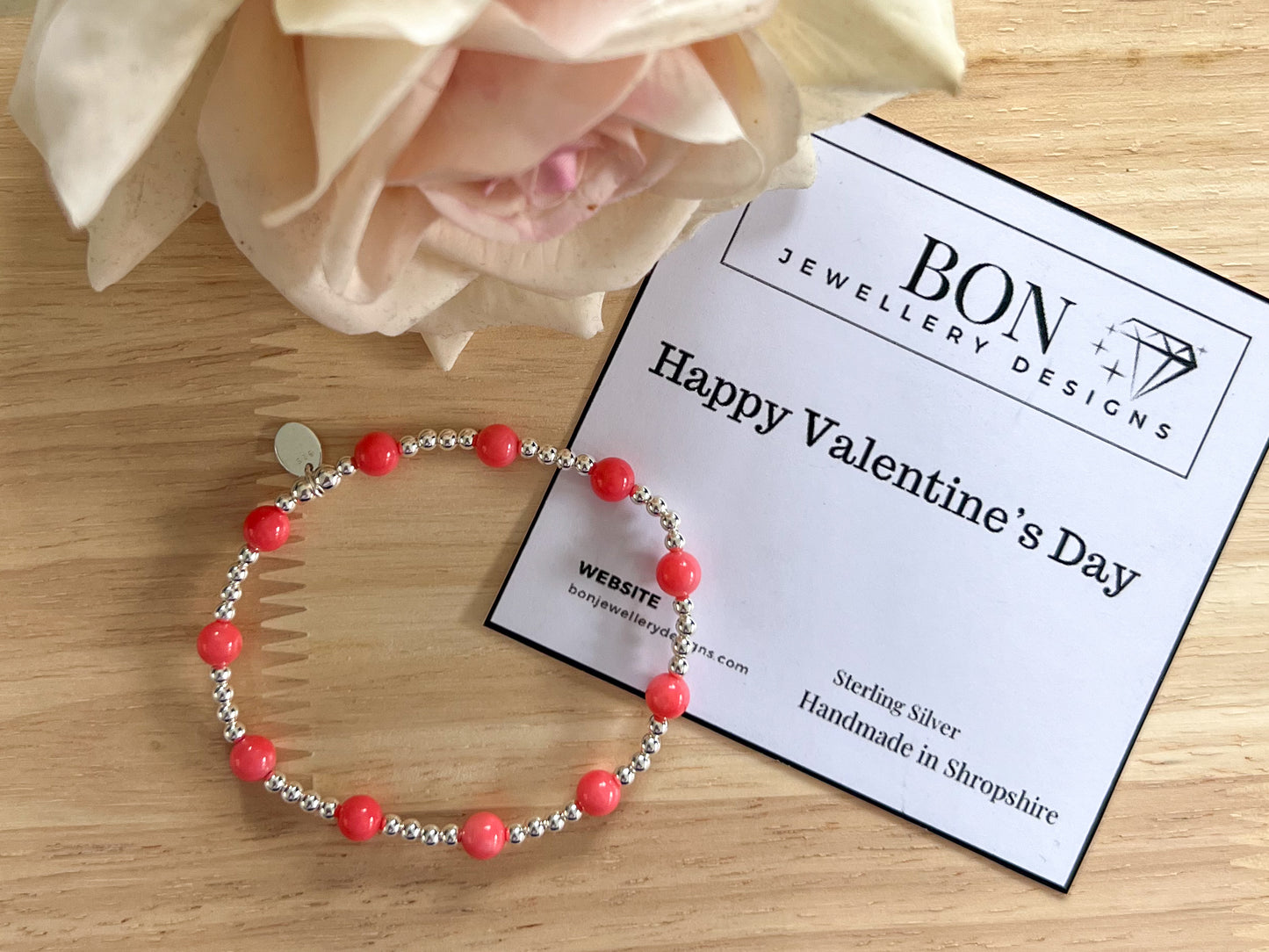 Coral Beaded Bracelet - Selection