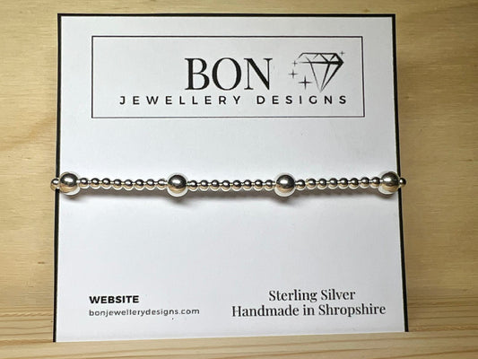 Silver Bobbly Bracelet